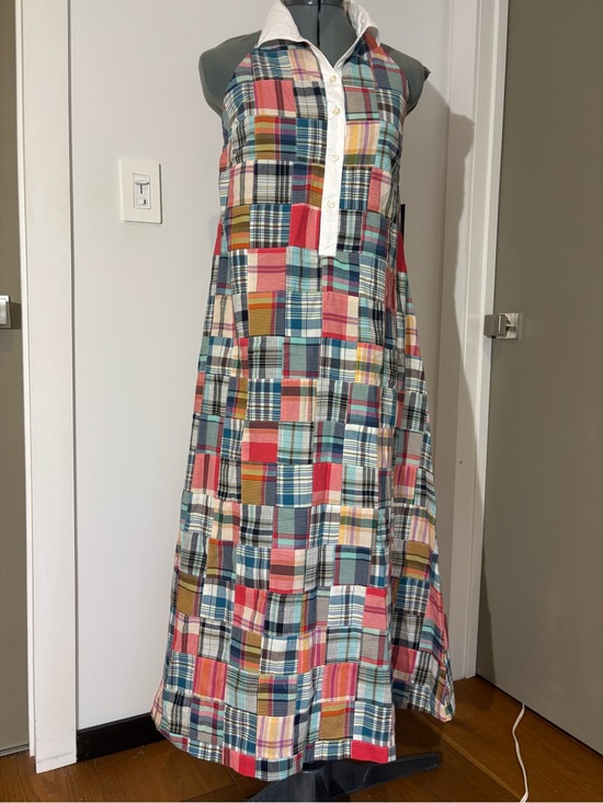 Tuckernuck Dresses & Skirts - Tuckernuck Heritage Madras Jagger Maxi Dress Patchwork Halter NWT